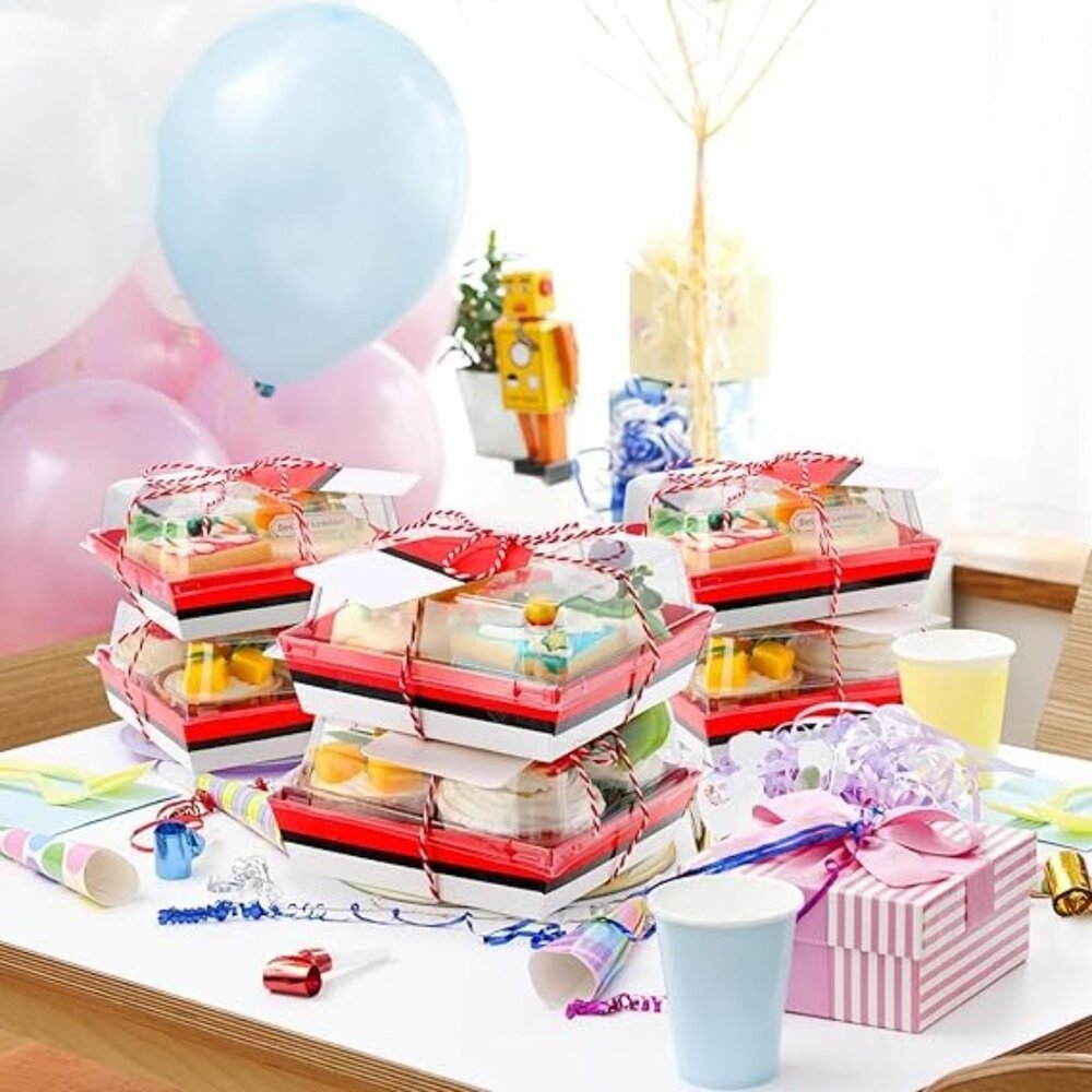 Cartoon Animation Birthday Party Supplies Boxes Party Boxes with Ropes and Card - Picture 6 of 6